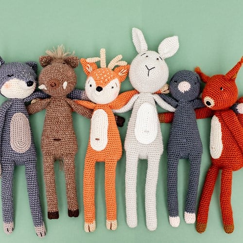 Häkelanleitung Yarn and Colors Forest Animals Bundle