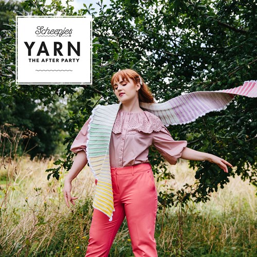 YARN The After Party nr.157 Rainbow Crescent Scarf DE-2