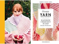 YARN The After Party nr.157 Rainbow Crescent Scarf DE