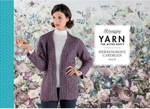 YARN The After Party nr.29 Herringbone Cardigan DE