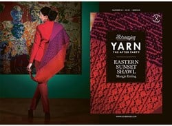 YARN The After Party Nr. 52 Eastern Sunset Shawl DE