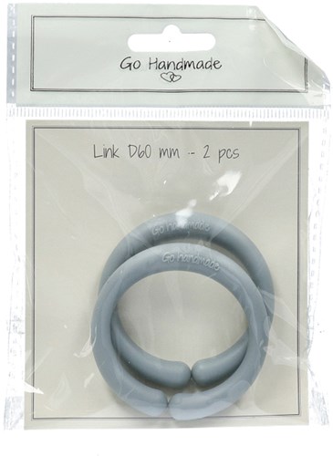 Go Handmade Clipring Grey / Blue-2