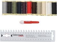 Gütermann Nähgarnset mit Saummaß und Nahtauftrenner - 11 Spulen-2