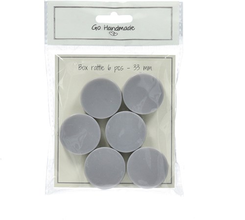 Go Handmade Box Rassel Ø 33 mm (6 Stück)