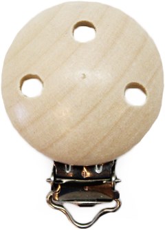 Holz Schnullerclip Naturel