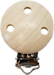 Holz Schnullerclip