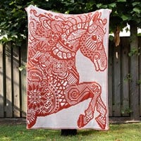 Zen Tangle Horse – AdO Crochet – Garnpaket – Interlocking