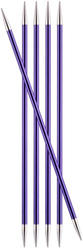 KnitPro Zing Strumpfstricknadeln 20cm 3,75mm