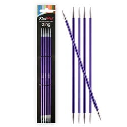 KnitPro Zing Strumpfstricknadeln 20cm 2mm - 8mm