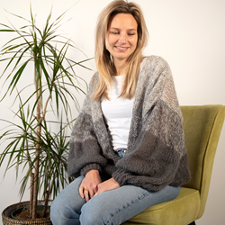 Cloud Cardigan Degradé Strickpaket
